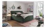 Boxspringbett set one Fairfield in der Farbe dunkelgruen, in einem Raum stehend