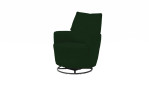 Sessel set one SO 1450 in der Farbausführung olive green, Schrägansicht, Sessel zurückgelehnt