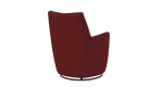 Sessel set one SO 1450 in der Farbausführung ruby red, Rückansicht