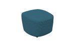 Hocker set one 1450 in der Farbausführung azure blue, Schrägansicht rechts
