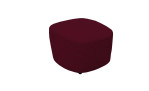 Hocker set one 1450 in der Farbausführung ruby red, Schrägansicht rechts