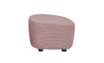Hocker set one 1450 in der Farbausführung rosa, Seitenansicht