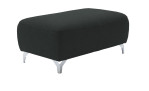 Hocker in der Farbe anthrazit, Schrägansicht