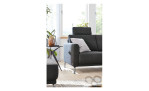 Komfort-Ecksofa Musterring MR 385 in schwarz, Ansicht der Armlehne