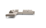 Komfort-Ecksofa Musterring JustB! PM100 in beige, Draufsicht
