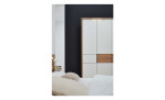Schlafzimmer Musterring Madiva in Balkeneiche furniert und weiß, Detailaufnahme