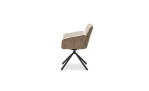 Schalensessel set one Frisco in der Farbe taupe, Seitenansicht