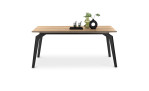 Tisch set one Kent in der Farbe Halifax natur, Seitenansicht