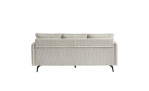 Wohnlandschaft Larry in Farbe Creme, Rückansicht