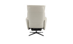 Relaxsessel Swivel Chair, in der Farbausführung Grau, Rückansicht