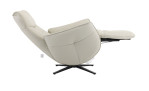 Relaxsessel Swivel Chair, in der Farbausführung Grau, mit der Relaxfunktion, Seitenansicht