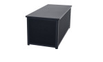 Aufbewahrungsbox MONDO Pallida in schwarz aus Aluminium 