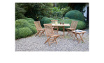 Gartenstuhl Riva aus Teakholz, Ansicht im Milieu