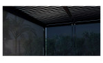 Gartenpavillon Shadow aus matt-grauem Aluminium, Milieu