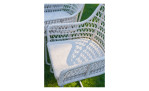 Gartenstuhl Brooklyn Verona mit Sand-farbenem Rope und beigem Aluminium-Gestell, Detail