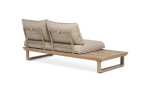 Lounge Set Sylt Spirit, Gestell aus pulverbeschichtetem Metall, Ansicht von hinten