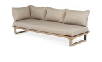 Lounge Set Sylt Spirit, Gestell aus pulverbeschichtetem Metall, Ansicht eine Seite