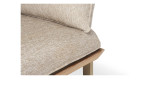 Lounge Set Sylt Spirit, Gestell aus pulverbeschichtetem Metall, Detailansicht Auflage