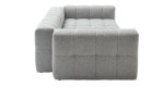 Basis-Bigsofa Elements im Bezugsstoff Silver. Seitenansicht.