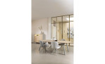 Highboard Niora in der Farbe Natur im Wohnzimmer