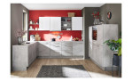 Nolte Begros, Stone / Lux, Beton / Arcticweiß