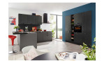 nolte Begros, Soft Lack / Manhattan, Quarzgrau / Eiche Nero