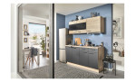 Express Küche, Clean / Plan, Schwarz, Bergeiche
