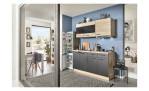 Express Küche, Clean / Plan, Schwarz, Bergeiche