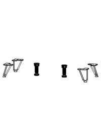 Füße 4er-Set Antigua