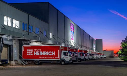 LKW Flotte von Möbel Heinrich LKW Flotte von Möbel Heinrich