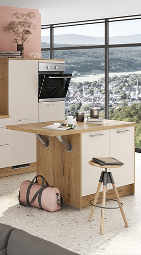 Inselküche TURIN / TRENDY mit Imbisstheke Inselküche TURIN / TRENDY mit Imbisstheke