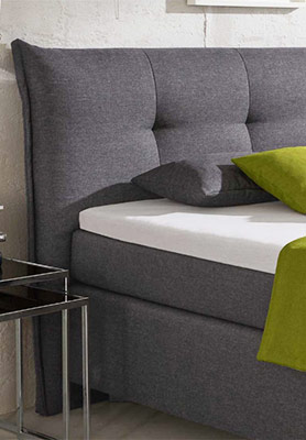 Kopfteil Boxspringbett London Kopfteil Boxspringbett London in Anthrazit