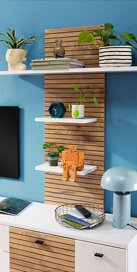Wandboard LIV'IN Rovigo Wandboard LIV'IN Rovigo mit Akustikpaneelen aus Holz als Eyecatcher
