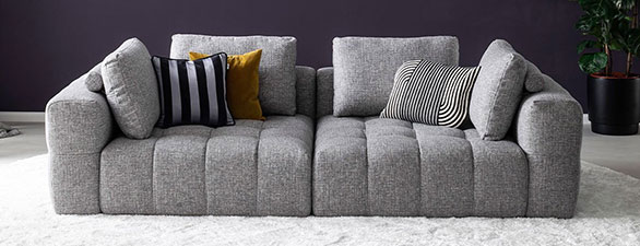 Schöner Wohnen Bigsofa Elements Schöner Wohnen Bigsofa Elements in der Farbe Silver