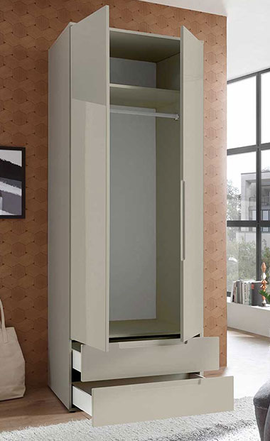 Self Kleiderschrank Jana Self Kleiderschrank Jana mit Fronten in der Farbe Champagner