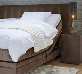 Houston Wood neben Boxspringbett Chandon Elektro in Maldiv Coffee von Serta Boxspringbett Chandon Elektro in Maldiv Coffee von Serta