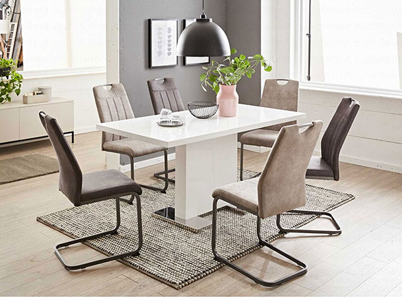 Zeitlos Schwingstuhl Calina II S Esszimmer im zeitlosen Stil, mit Schwingstuhl Calina II S